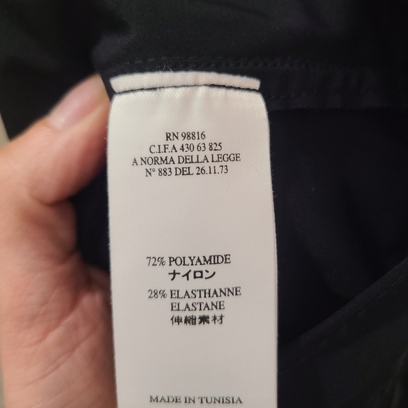 Cotélac Navy Blue Zipper Jacket Contrast Stitch Blazer - Picture 3 of 3